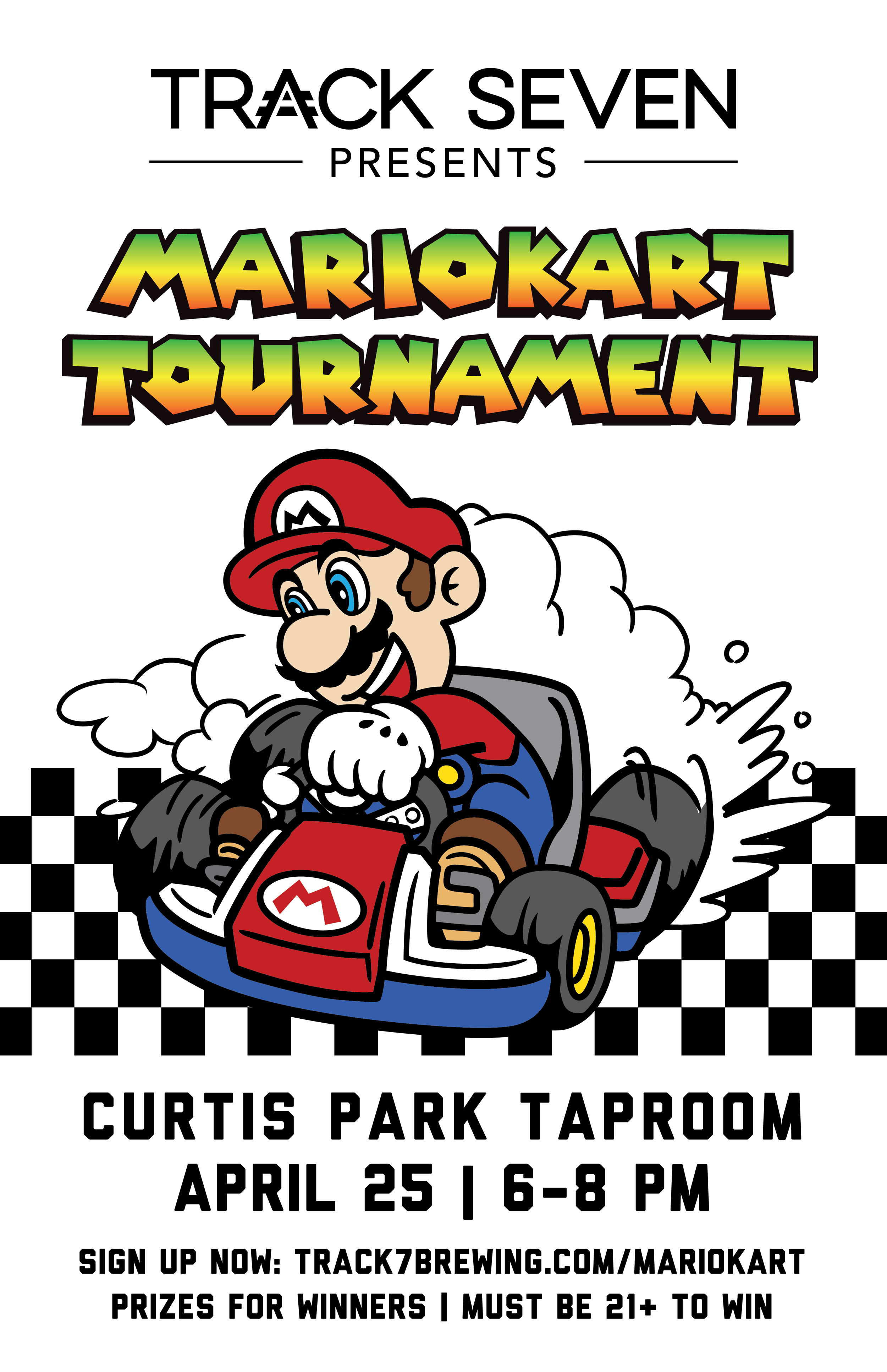 Mario-Kart Tournament — Track 7 Brewing Co.